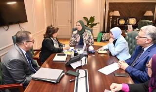 وزيرة التضامن الاجتماعي تلتقي الأمين العام للمجلس القومي للطفولة والأمومة