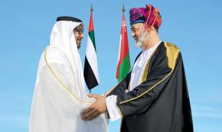 ودعه رئيس الدولة..سلطان عمان يختتم زيارة دولة إلى الإمارات