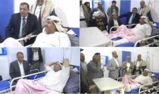 أخبار اليمن : الأمين العام يطمئن على صحة عضو اللجنة العامة علي المقدشي
