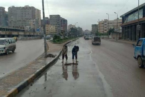الإسكندرية.. انخفاض فى درجات الحرارة وسقوط أمطار غزيرة