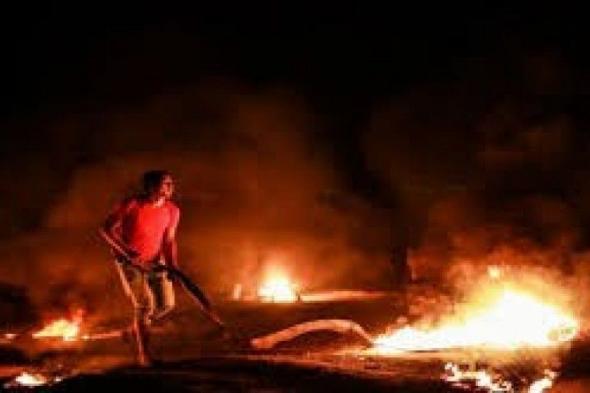 بالصور: إصابة نجل الشيخ أحمد ياسين خلال فعاليات الارباك الليلي