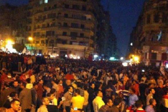 صور| «امسك إشاعة» مظاهرات في ميدان التحرير بسبب حادث رمسيس