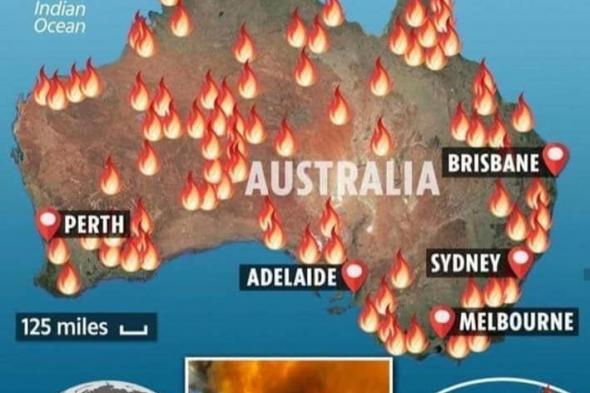 بالصور.. أستراليا تحترق