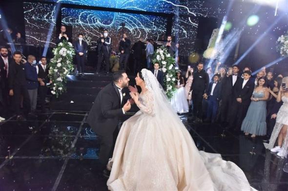 ابنة ماجد المصري ترقص مع عريسها على أغنية “أنت الحظ” في حفل الزفاف (فيديو)