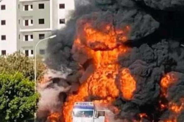 شاهد شجاعة سائق ليبى تنقذ مدينة بنغازى من كارثة محققة (فيديو)