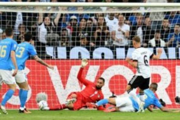 ألمانيا تتقدم بثنائية ضد إيطاليا بالشوط الأول فى دوري الأمم الأوروبية.. فيديو