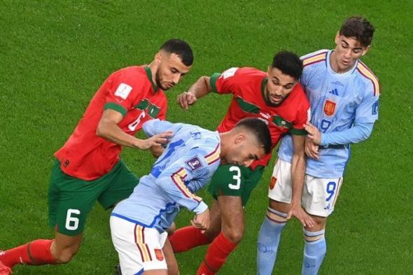 كأس العالم 2022.. صمود مغربى ضد إسبانيا فى شوط أول سلبى "صور"