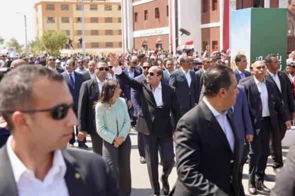 مقتطفات من لقاء الرئيس السيسي بالمواطنين خلال زيارته لمحافظة بنى سويف