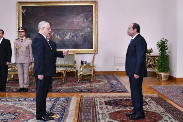 الرئيس السيسي يشهد حلف اليمين للمستشار محمد شوقى عياد نائبا عاما