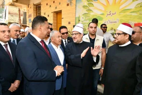 وزير الأوقاف ومحافظ الدقهلية يتفقدان توزيع 3 أطنان لحوم من صكوك الإطعام
