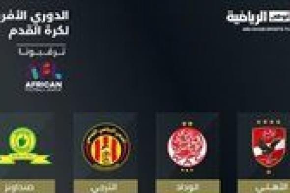 بمشاركة الأهلي.. أبو ظبي الرياضية تعلن نقل مباريات الدوري الإفريقي مجانًا