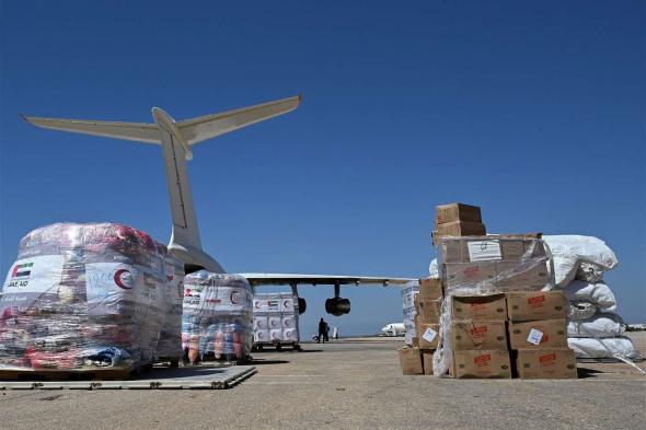 622 طن مساعدات إغاثية وإنسانية من الإمارات إلى ليبيا خلال 11 يوماً