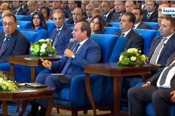 الرئيس السيسي: مصر عملت محاولات كثيرة لتجاوز أزمات العجز في الموازنة ولم...