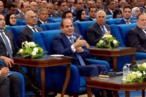 الرئيس السيسى يشهد جلسة التحول الرقمى وحوكمة قطاع التموين بمؤتمر "حكاية وطن"