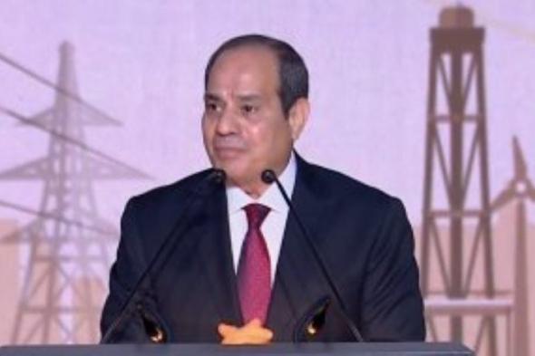 الرئيس السيسى: استرددنا مصرنا العزيزة من جماعة الظلام والغدر