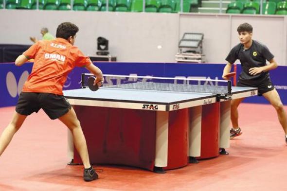 150 مشاركا يمثلون 34 دولة بمنافسات بطولة عمان الدولية لكرة الطاولة
