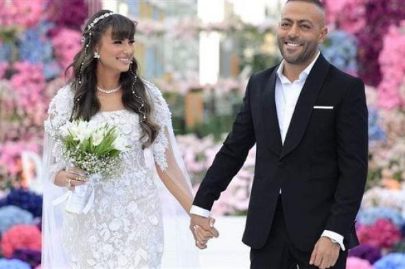 عاجل.. الصور الأولى من حفل زفاف تامر عاشور ونانسي نور (خاص)