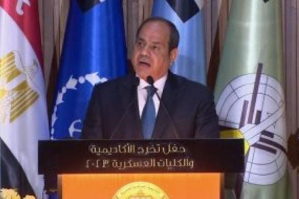الرئيس السيسي: مصر دائما وأبدا فى صدارة الدفاع عن الأمة العربية