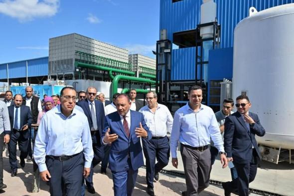 رئيس الوزراء يتفقد مصنع ”غازات” للغازات الطبية والصناعية بالمنطقة الصناعية جنوب بورسعيد