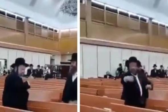 اتفرج بالفيديو .. حاخام يهودي يصرخ داخل الكنيست الإسرائيلي ويضرب زملائه مرددا "موعد اللعنة قد حان انتشروا في الأرض" !