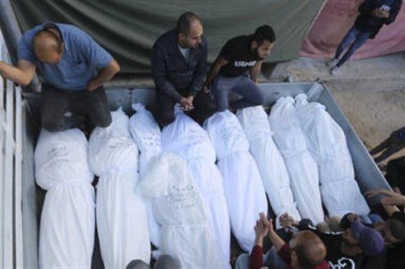 وزيرة الصحة الفلسطينية: لم يسمحوا بدفن الموتى.. كلاب ضالة نهشت الجثث في ساحة مجمع الشفاء