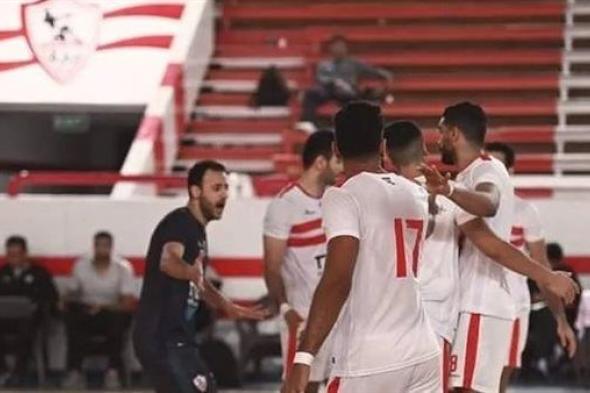 طائرة الزمالك يفوز على مصر للبترول بنتيجة 3-0 في الدوري