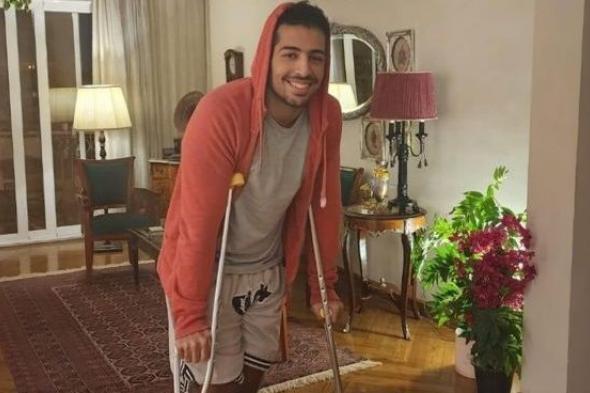 إصابة محمود ياسين جونيور بإصابة وجدته شهيرة تعلق