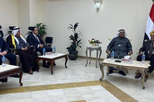 وفد من البرلمانيد العربي يصل شمال سيناء لمتابعة جهود مصر لدعم الفلسطينيين في غزة ) صور)