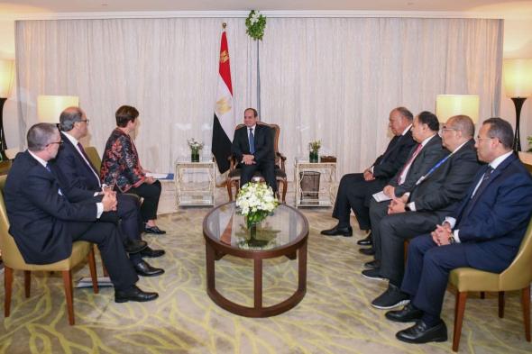 السيسي لمدير صندوق النقد: مصر عازمة على مواصلة الإصلاحات…