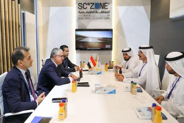 رئيس اقتصادية قناة السويس يبحث التعاون المشترك مع موانئ دبي…