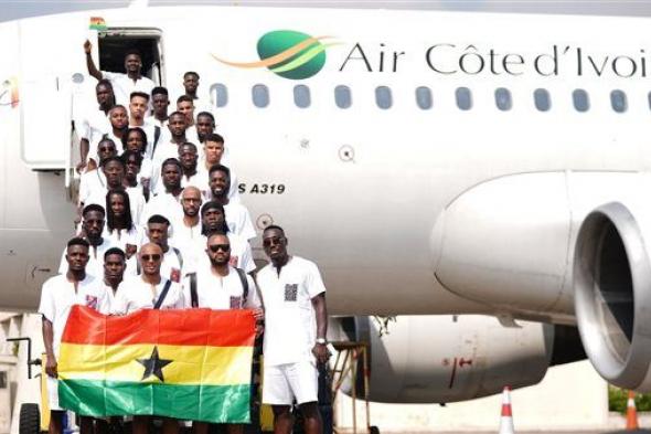 بعثة منتخب غانا تتجه إلى كوت ديفوار استعدادًا للمشاركة في كأس الأمم الإفريقية