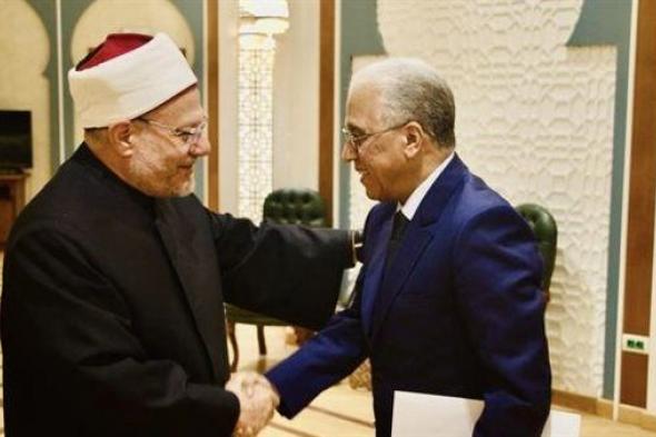 مفتي الجمهورية يستقبل سفير المملكة المغربية الجديد لدى القاهرة