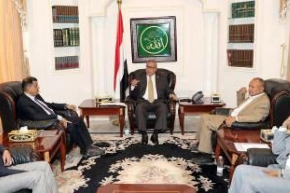 أخبار اليمن : بن حبتور يلتقي وزير التعليم الفني