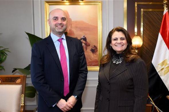 وزيرة الهجرة تستقبل رئيس بعثة المنظمة الدولية في مصر لبحث التعاون بالملفات المشتركة