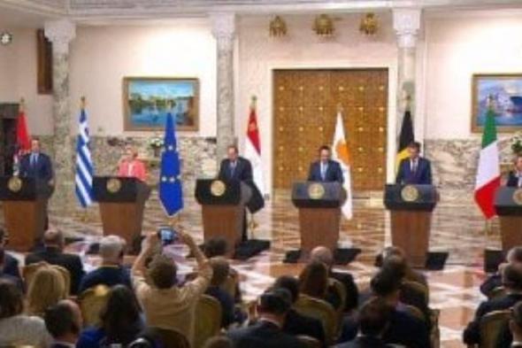 الرئيس السيسي: اتفقنا على رفض أى عملية عسكرية في رفح الفلسطينية