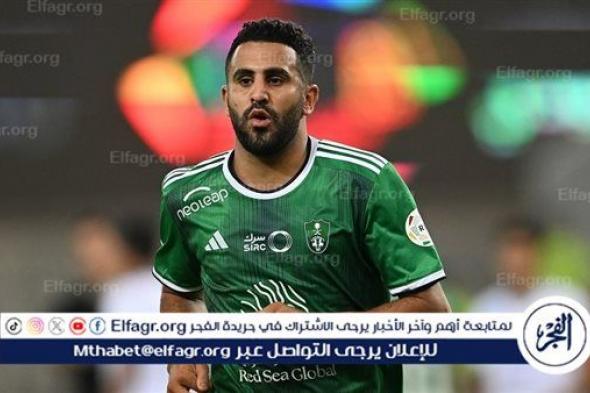 مدرب الجزائر يكشف سبب استبعاد رياض محرز