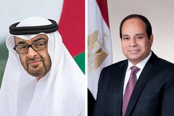 السيسي يستقبل محمد بن زايد رئيس دولة الإمارات