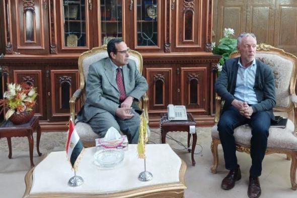 محافظ شمال سيناء يستقبل مدير مكتب تنسيق الشؤون الإنسانية بالأمم المتحدة خلال زيارته للعريش
