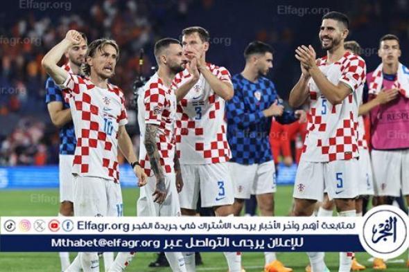 مودريتش يقود تشكيل كرواتيا الرسمي ضد مصر في نهائي كأس العاصمة الإدارية
