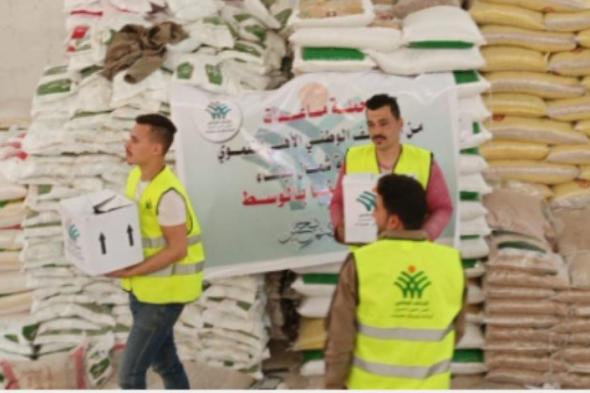التحالف الوطنى يوزع 720 كرتونة مواد غذائية على الأولى بالرعاية في شمال سيناء