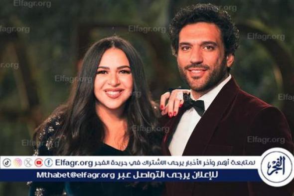 حسن الرداد يحتفل بزوجته إيمي سمير غانم على طريقته الخاصة
