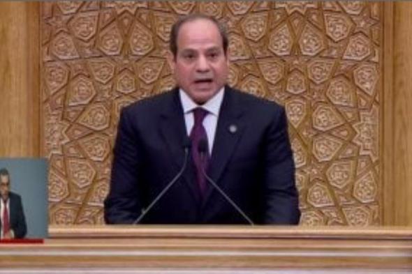 الرئيس السيسي للمصريين بعد أداء اليمين الدستورية: أجدد العهد على استكمال مسيرة الوطن