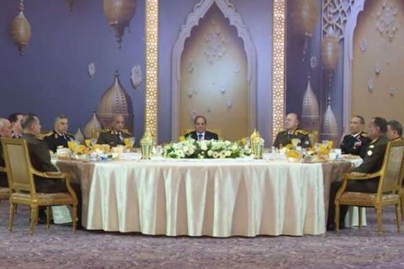 الرئيس السيسى يحضر حفل سحور القوات المسلحة