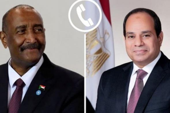 الرئيس السيسي يجري اتصالا هاتفيا مع رئيس مجلس السيادة السوداني للتهنئة بحلول عيد الفطر