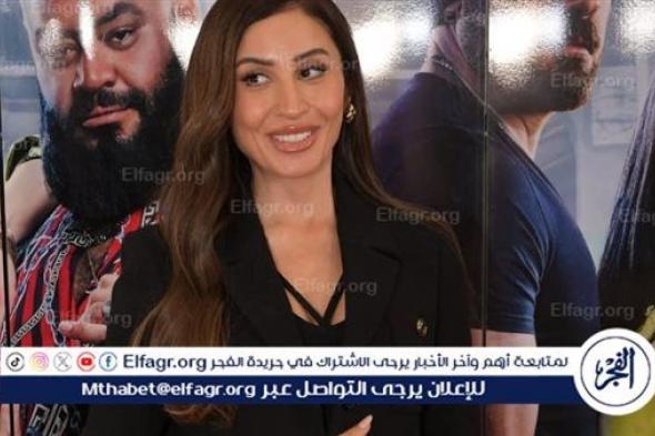 دينا الشربيني بالأسود في العرض الخاص لفيلم "شقو"