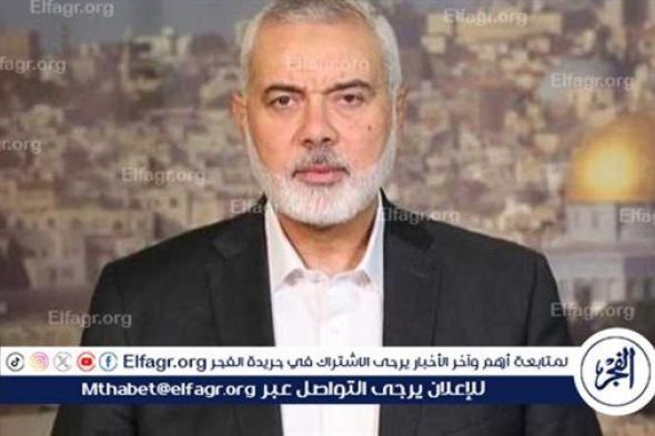 إسماعيل هنية: مقتل أبنائي لن يؤثر على طلبات حماس