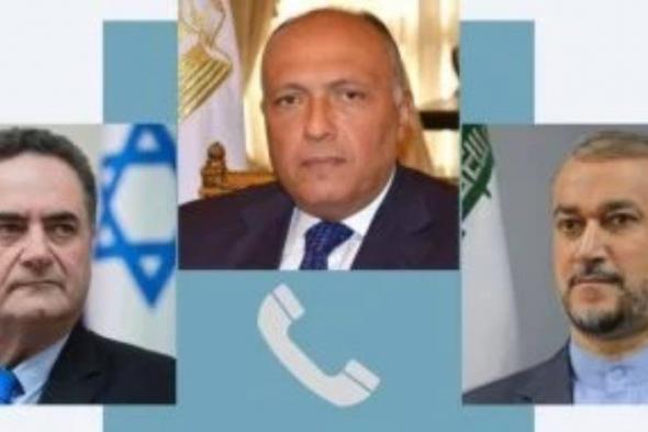 وزير الخارجية يجرى اتصالات هاتفية مع وزيري خارجية إيران وإسرائيل