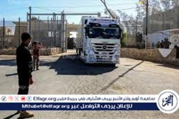 الجيش الإسرائيلي يعلن دخول شاحنات مساعدات عبر ميناء أسدود