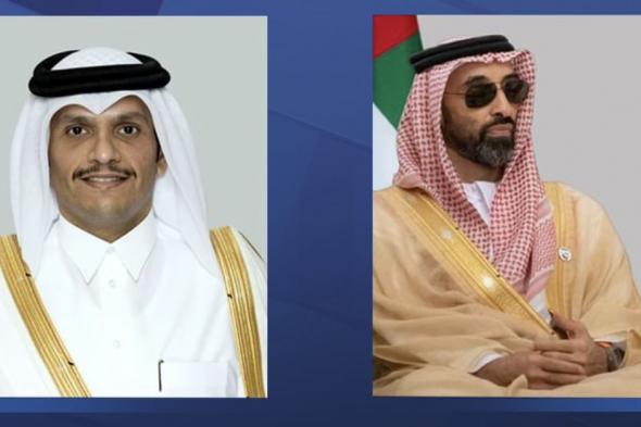 رئيس مجلس الوزراء القطري يستقبل طحنون بن زايد