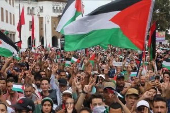 مظاهرات في عدة مدن مغربية دعماً لغزة